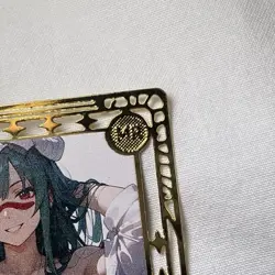 MR Waifu Anime Girl Metal Frame Trading Card - Limited Fan Art Collectible #3 - Image 2
