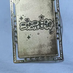 MR Waifu Anime Girl Metal Frame Trading Card - Limited Fan Art Collectible #4 - Image 2