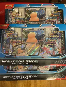 3 Pokemon Trading Card Game Snorlax ex Blissey ex Special Collection Box New 3 - Image 1