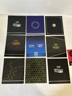 9 × Sword & Shield Pokemon ETB Player’s Guide Lot Trading Card Game Guides - Image 2