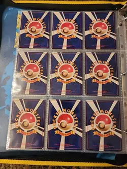 Japanese WoTC Pokemon Card Vintage Collection Binder Lot Holo Rare Base Neo Gym - Image 2
