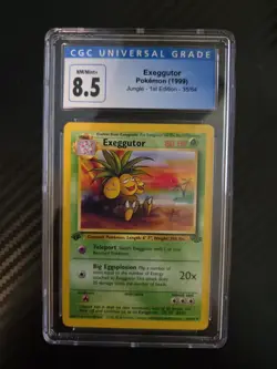 Jungle 1999 1st Edition Exeggutor Card 35/64 CGC 8.5 NM/Mint - Image 1