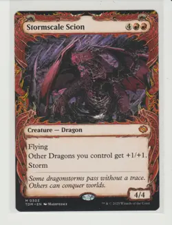 Stormscale Scion Showcase Mythic MtG Card TDM 303 - Image 1