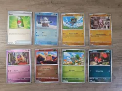 Pokemon TCG Mega Evolution 8 Card Reverse Holo Lot NM - Image 1