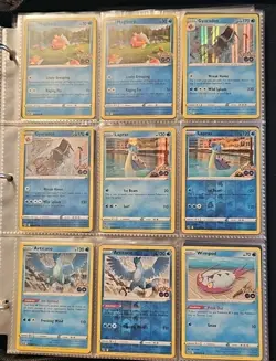 POKEMON GO Complete Base Set with Reverse Holo Cards + Binder - 127 Total Cards - Image 5