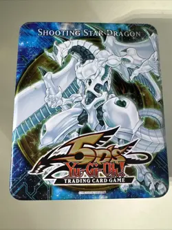 Yugioh 5DS Shooting Star Dragon 2010 Empty Card Collectible Tin - Image 1