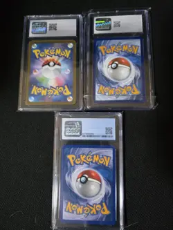 Three CGC Slab Lot Pokemon TCG Cards - Image 2
