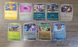 Pokemon TCG Phantasmal Flames 9 Card Reverse Holo Lot NM - Image 1
