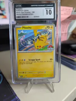 CGC 10 Pikachu 190 Sv: Scarlet & Violet Promo Cards Regular - Image 1