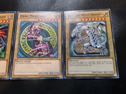 Yugioh Big Three - Blue Eyes, Red Eyes, Dark Magician Yugioh Card Set - Image 2