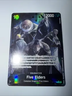 OP13-082 Five Elders Alt Art SR One Piece TCG English Card - Image 1