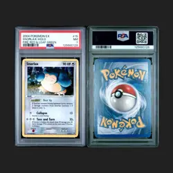 POKEMON CARD 2004 EX SNORLAX HOLO FIRE RED & LEAF GREEN #15 GRADED PSA 7 - Image 2