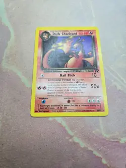 LP - Dark Charizard 21/82 Non-Holo Rare Team Rocket Pokemon Card - Image 2