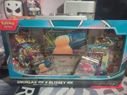 Pokemon Trading Card Game Snorlax ex and Blissey ex Special Collection Box - Image 1