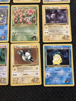 1st Edition Pokemon WOTC Lot Gym Challenge/Heroes With 14 Cards! LP-MP Condition - Image 3
