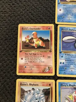 1st Edition Pokemon WOTC Lot Gym Challenge/Heroes With 14 Cards! LP-MP Condition - Image 5
