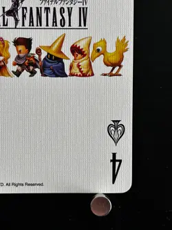 Final Fantasy Card 25th Anibersary Playing Cards Trump JAPAN Collection FF S4 - Image 4