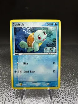 Pokemon Squirtle EX Crystal Guardians Reverse Stamped Holo Card 63/100 - Image 1