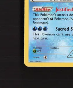 Keldeo XY191 XY Black Star Promo Holo Pokemon Card MP - Image 5