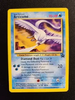 2000 Pokemon TCG Articuno Black Star Promo 22 WOTC Vintage Card LP - Image 1