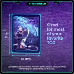 Ultra Thick 150 Turquoise Card Sleeves for Optimal Game Play - Anti-Slip Design - Image 5