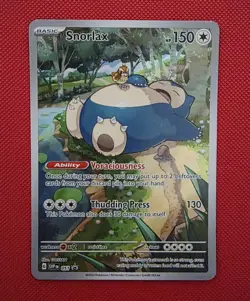Pokemon TCG Snorlax SVP 051 Scarlet Violet 151 ETB Black Star Promo Card NMT! - Image 1