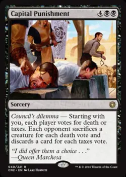 1 x Capital Punishment - Conspiracy 2: Take The Crown - Light Play - MTG - Image 1