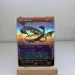 Borderless RAN AND SHAW x1 mtg NM-M The Last Airbender 1 Rare - Image 1