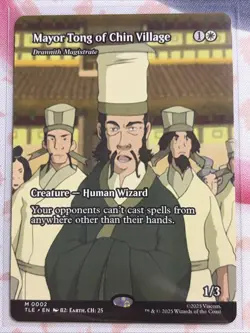 Mayor Tong Of Chin Village 0002 MTG AVATAR the Last Airbender - Image 1