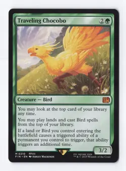 traveling chocobo #0210 mythic - Magic: The Gathering FIN MINT - Image 1