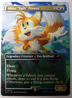 MTG: Secret Lair x Sonic - Miles "Tails" Prower - Borderless Mythic - NM 2085 - Image 1
