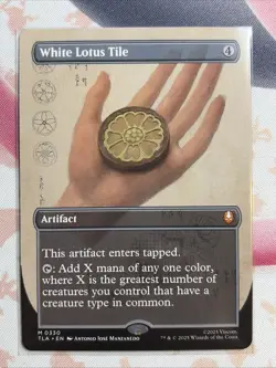 White Lotus Tile #330 [M Normal] Magic Avatar: The Last Airbender NM - Image 1