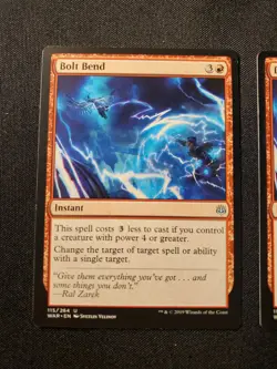 2x Bolt Bend 115/264 War Of The Spark One Slightly DMG See Detailed Pics - Image 2