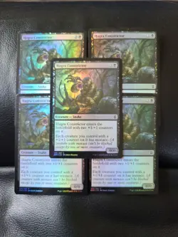 MTG ZNR Hagra Constrictor ×5 PACK FRESH FOIL Zendikar Rising 105/280 MAGIC - Image 1