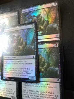 MTG ZNR Hagra Constrictor ×5 PACK FRESH FOIL Zendikar Rising 105/280 MAGIC - Image 3