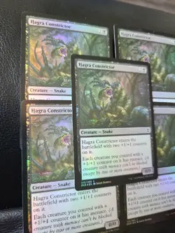 MTG ZNR Hagra Constrictor ×5 PACK FRESH FOIL Zendikar Rising 105/280 MAGIC - Image 4