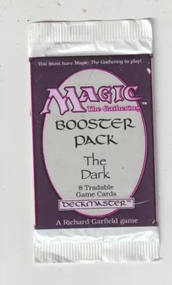 x1 BOOSTER PACK SCELLE THE DARK FACTORY MAGIC MTG non ouvert EX/NM 1994 ENGLISH - Image 1