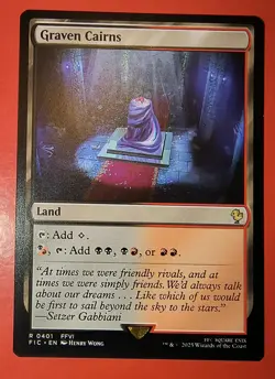 MTG, MAGIC: GRAVEN CAIRNS, FIC, RARE, 0401 - NM - REGULAR FINISH - Image 1
