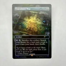 Expedition Map - Foil 7053 - Uncharted Secret Lair - Mtg - Image 1