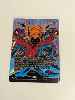 Saw in Half (Borderless) Marvel Universe Eternal-Legal Regular Magic MTG - Image 1