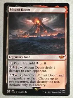 MTG / Mount Doom / LTR / #258 / Regular / Mythic / NM - Image 1