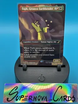 MTG Toph, Greatest Earthbender TLE 0070 R NM Regular Borderless - Image 1