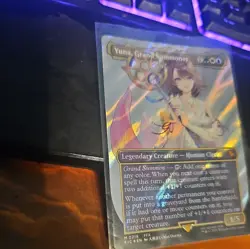 Yuna, Grand Summoner (Borderless) (Surge Foil) Commander: Final Fantasy Foil - Image 3