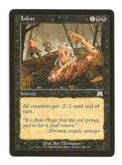 MTG 4X ** INFEST ** X4 Magic Onslaught - Image 1