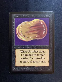 Magic The Gathering: Beta Warp Artifact MTG Beta LP - Image 1