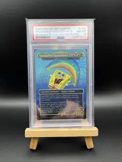SpongeBob SquarePants MTG Secret Lair Rainbow Foil - PSA 8 | 2025 Magic - Image 3