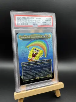 SpongeBob SquarePants MTG Secret Lair Rainbow Foil - PSA 8 | 2025 Magic - Image 5