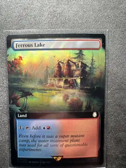 Magic: The Gathering Ferrous Lake Extended Art 440 Rare Foil Fallout - Image 2