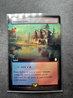 Magic: The Gathering Ferrous Lake Extended Art 440 Rare Foil Fallout - Image 3