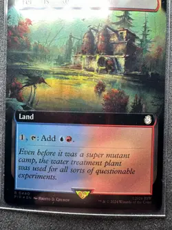 Magic: The Gathering Ferrous Lake Extended Art 440 Rare Foil Fallout - Image 5